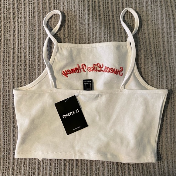 NWT white tank top - Picture 2 of 2